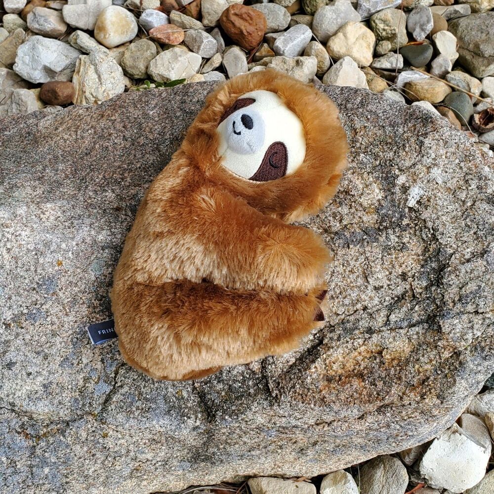 Fringe Snuggly Simon the Sloth Plush 9" Dog Toy